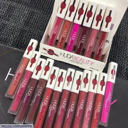 Matte Finish Lip Gloss, Pack Of 12