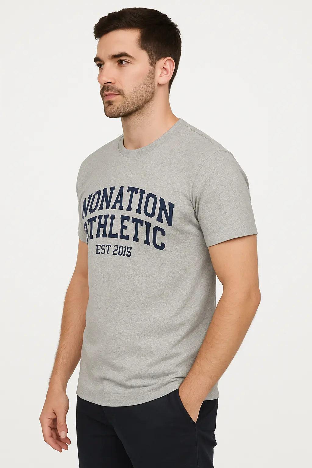 PowderCore Athletic Tee - Heather Gray for Ultimate Performance